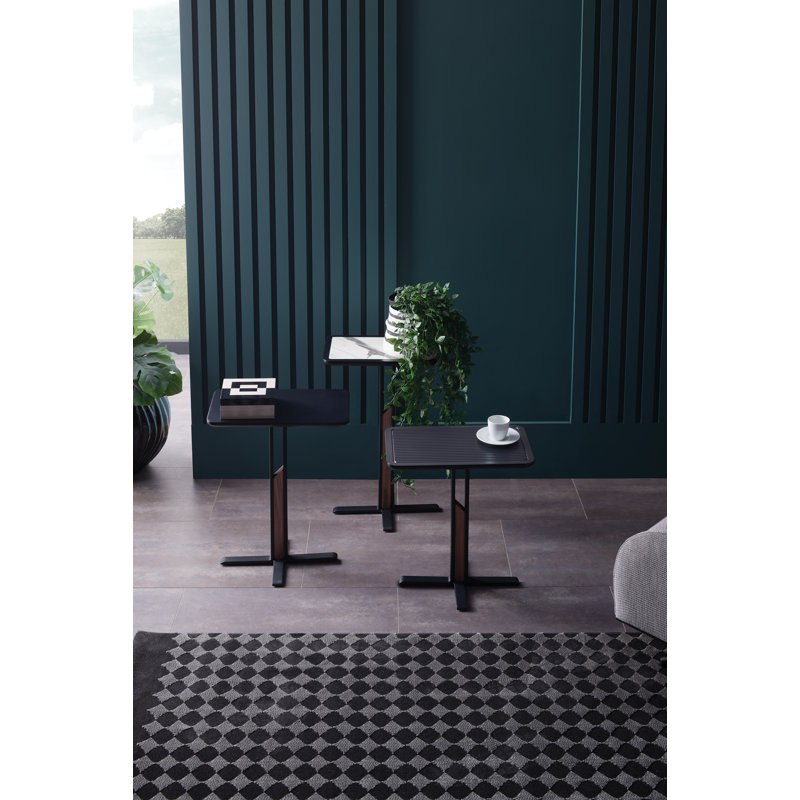 Enza Home Pedestal Nesting Tables Wayfair